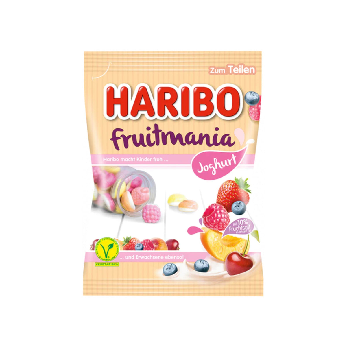 Haribo Fruitmania Yogurt Gummies 175g (Germany) Exotic Club Co.