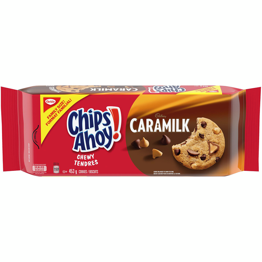 Chips Ahoy Cadbury Caramilk Chewy Cookies Family Size 460g Exotic Club Co.