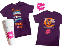 Load image into Gallery viewer, Exotic Club X Shooter Jimmy Collab T-Shirt (Purple)