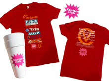 Load image into Gallery viewer, Exotic Club X Shooter Jimmy Collab T-Shirt (Red)
