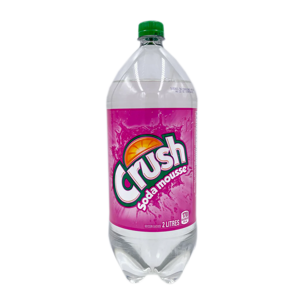 Crush Cream Soda Clear 2 Liter Canada Exotic Club Co.