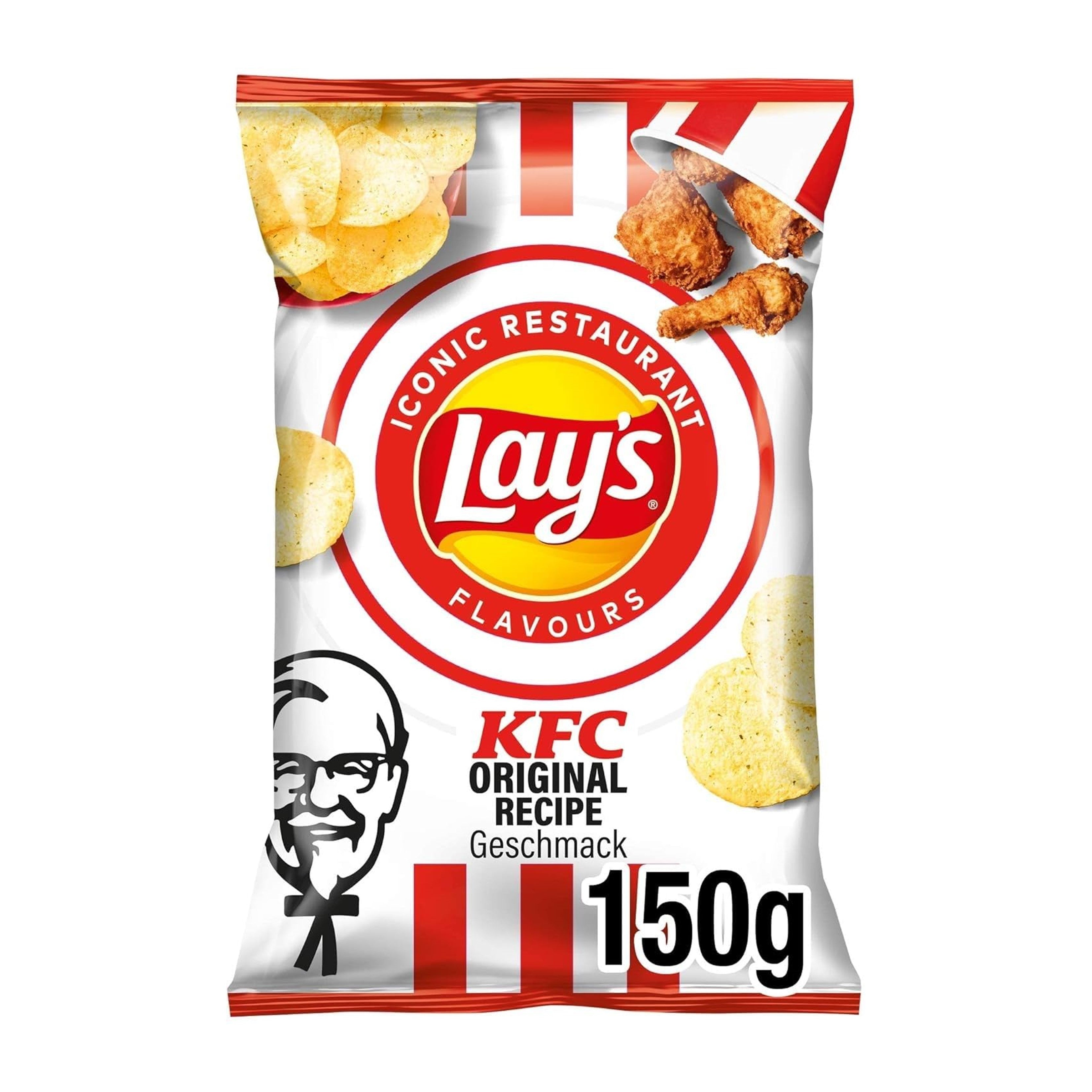 Lays KFC Iconic Restaurant Flavors 150g GERMANY – Exotic Club Co.