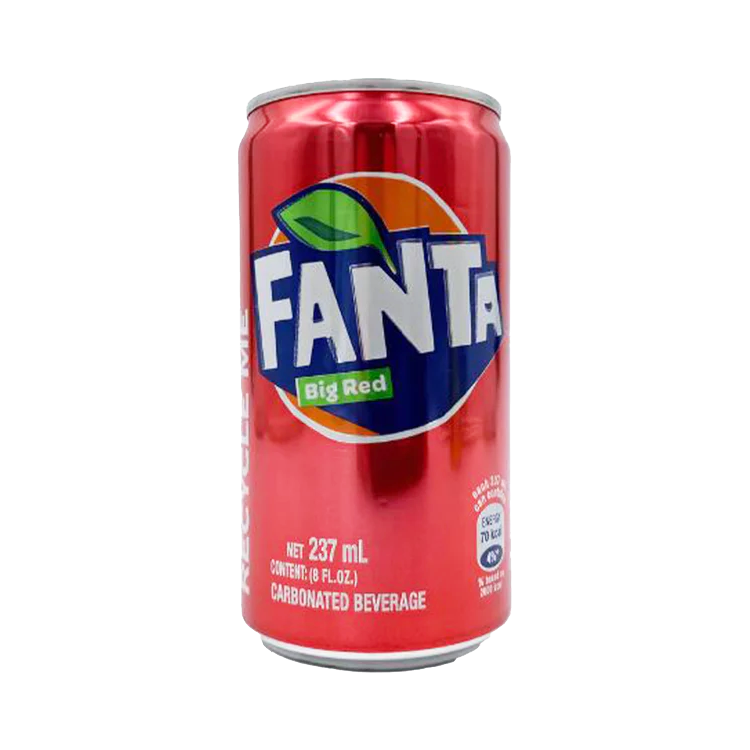 Fanta Big Red - Trinidad - Mini Cans - 237ml – Exotic Club Co.