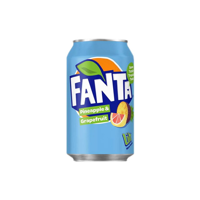 Fanta Grapefruit Pineapple - 330ml Cans - UK – Exotic Club Co.