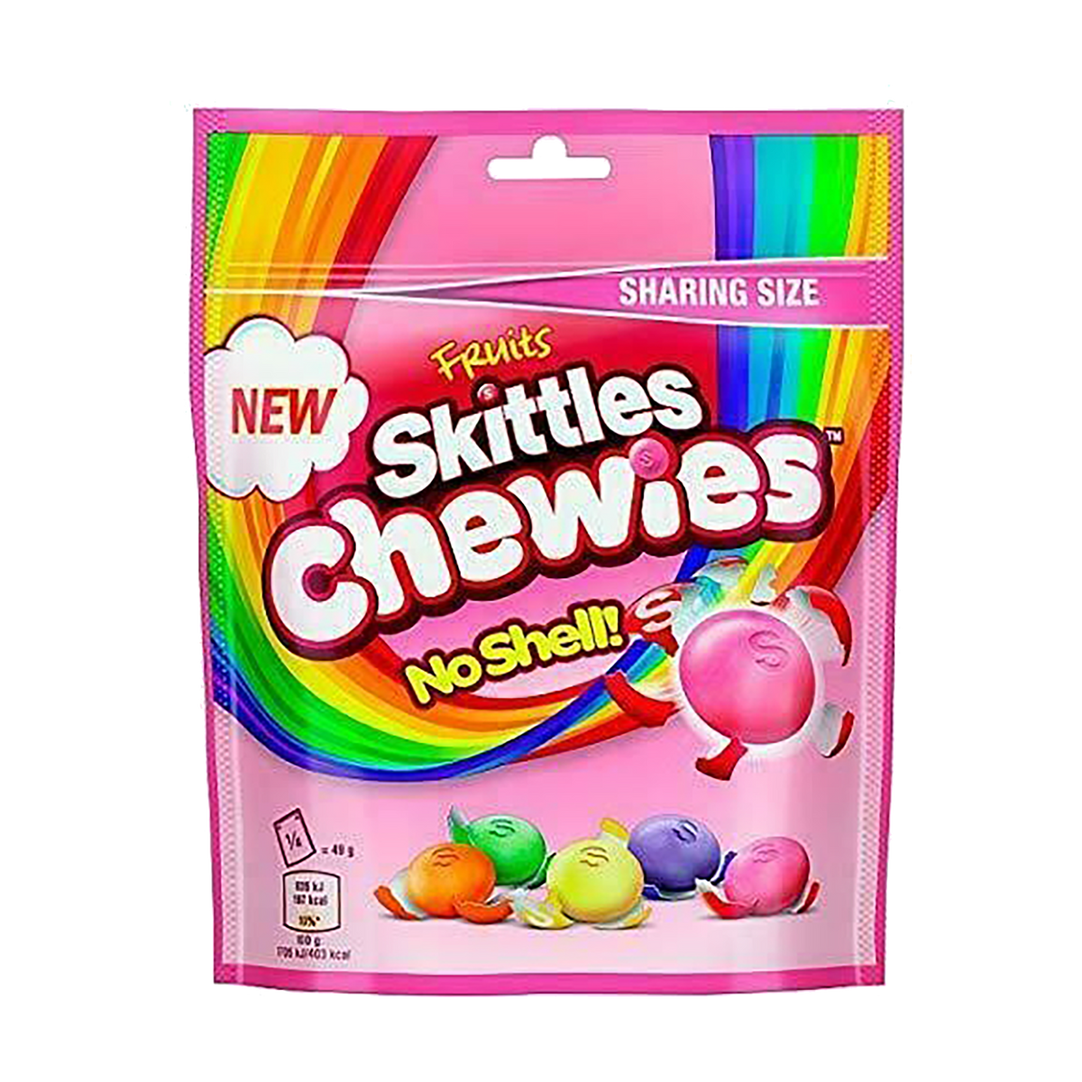 Skittles Chewie No Shell (UK) - 176g - (16 Bags) – Exotic Club Co.