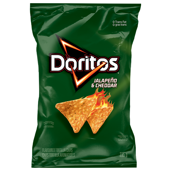Doritos Jalapeño Cheddar Chips 72g/235g bags (Canada) Exotic Club Co.